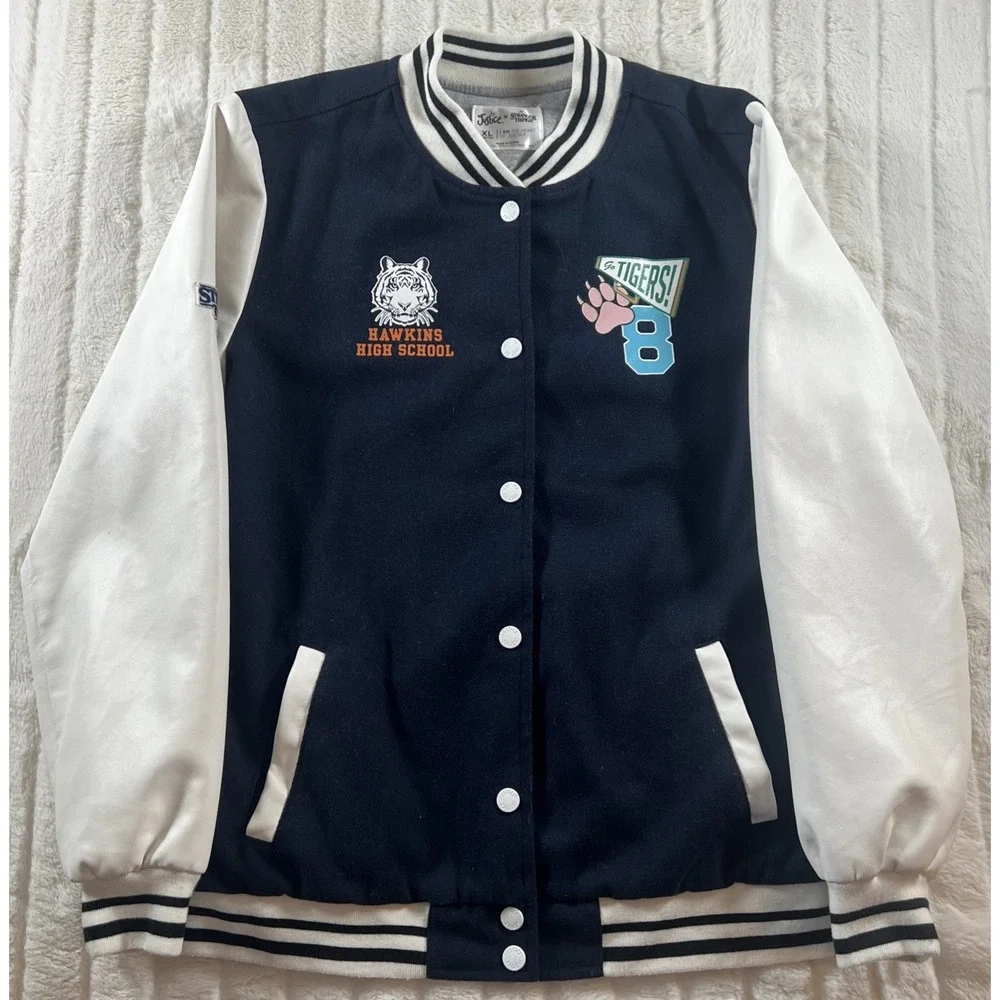 Stranger Things‎ Jacket Hawkins High School Justice Varsity Youth XL 16/18